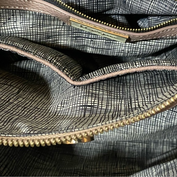 Miztique Purplish Pink Vegan Leather Convertible Crossbody / Satchel Bag - Picture 12 of 15